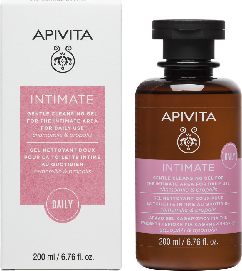 20200326161900 Apivita Intimate Daily Apalo Gel Katharismou Gia Tin Eyaisthiti Periochi Me Chamomili Propoli 200ml