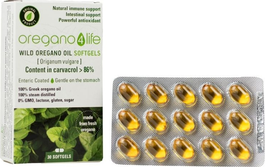 20210222095841 Oregano 4 Life Wild Oregano Oil 30 Malakes Kapsoules
