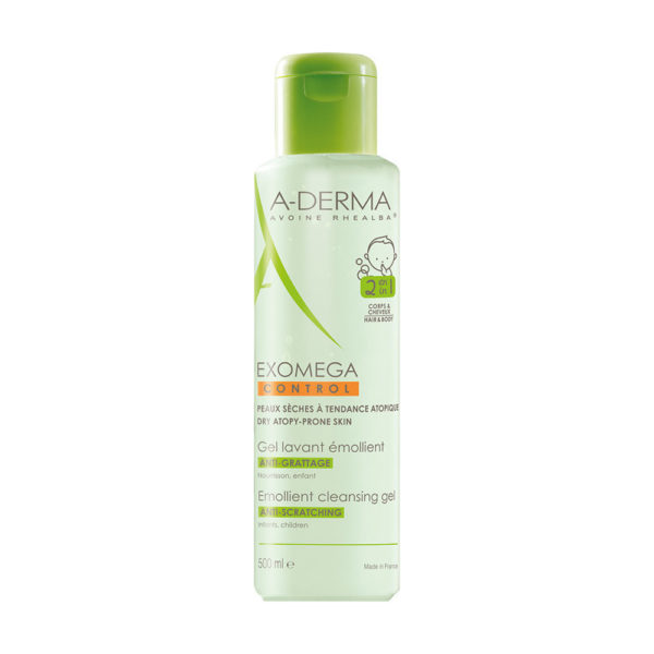 A-Derma Duo Exomega Control Gel -25% 2500ml τζελ καρισμου για σώμα σε προνομιακή διπλή συσκευασία