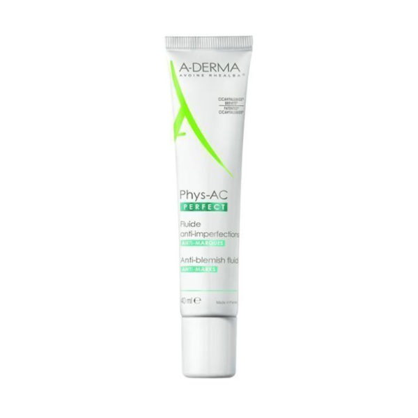 A-Derma Phys-Ac Perfect Fluide 40ml κρέμα για δέρμα με τάση ακμης