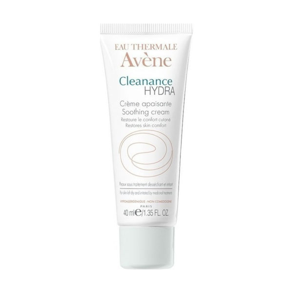 Avene Cleanance Hydra Creme Apaisante 40ml κρέμα ενυδάτωσης για δέρμα υπό ξηράντική αγωγή κατά της ακμής