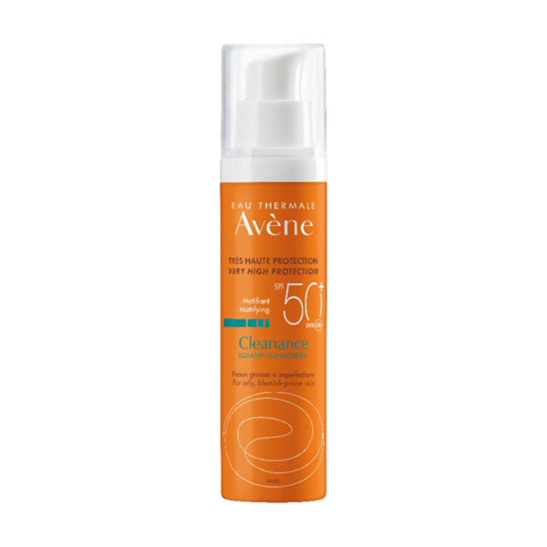 Avene Cleanance Solaire Spf50 + 50ml αντηλιακό για το ευαίσθητο λιπαρό δέρμα