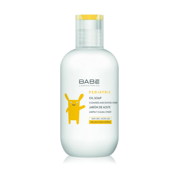 Babe Pediatric Oil Soap 200ml ελαιώδες καθαριστικό σώματος για ατοπικό δέρμα