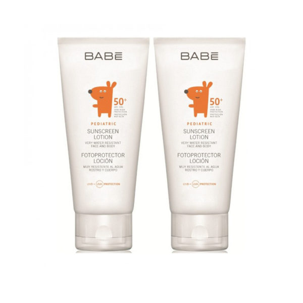 Babe Pediatric Sun Lotion Spf 50 100ml 1 + 1 δώρο παιδικό αντηλιακό γαλάκτωμα