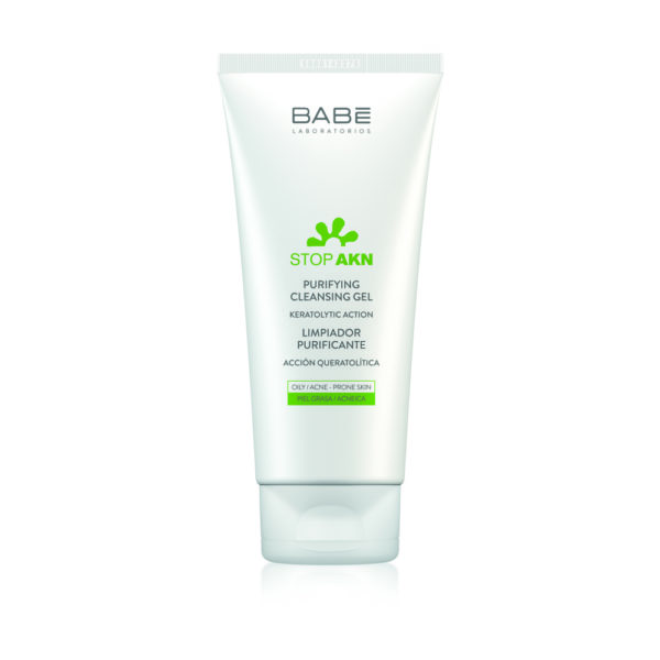 Babe Stop Akn Purifying Cleansing Gel 200ml καθαριστικό Gel για λιπαρό δέρμα & δέρμα με τάση ακμής