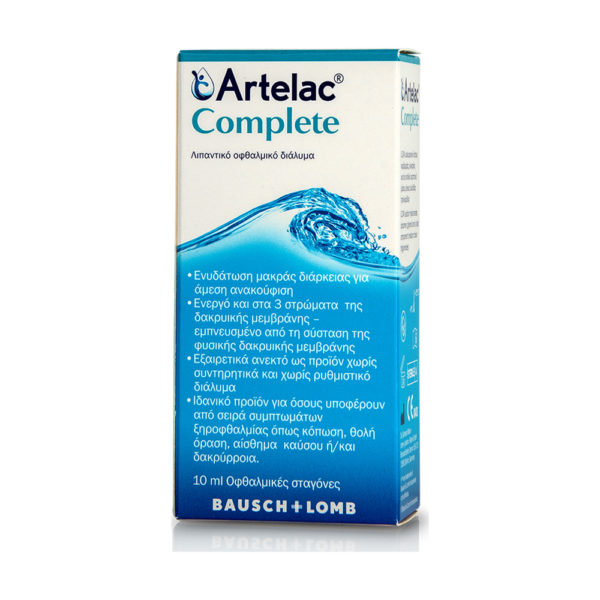 Bausch & Lomb Artelac Complete 10ml Bottle οφθαλμικές σταγόνες