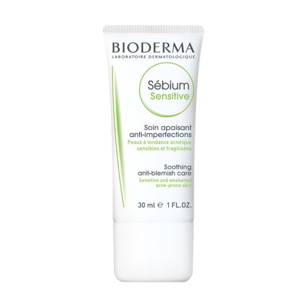 Bioderma Sebium Sensitive 30ml καταπραϋντική κρέμα για δέρμα με ακμή