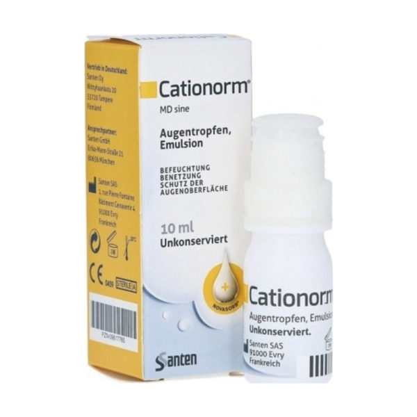 Cationorm Eye Drops 10ml οφθαλμικές σταγόνες κατά της ξηρόφθαλμιας