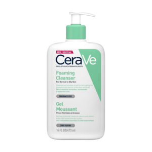 Cerave Foaming Cleanser 16 Oz (473ml) καθαριστικό για κανονικό/λιπαρό δέρμα