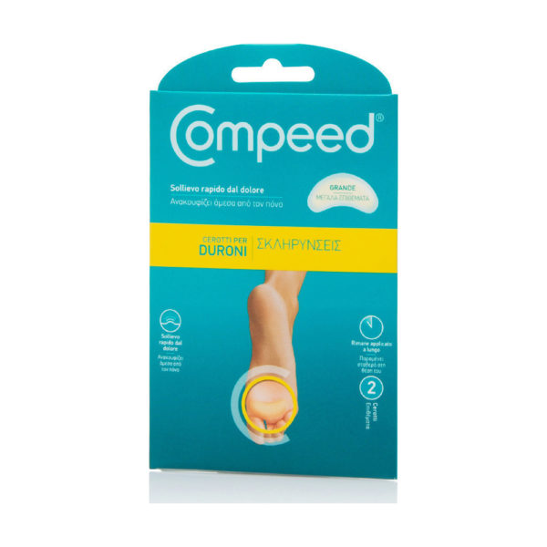 Compeed Callous Large 2 επιθέματα για σκληρύνσεις μεγάλα