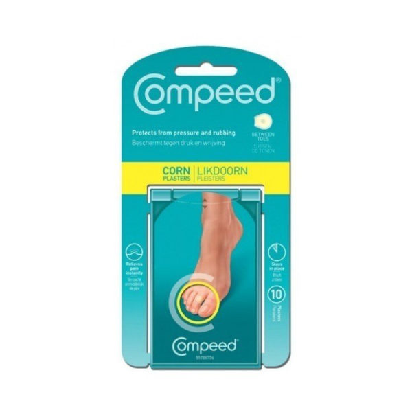 Compeed Corn B/ Toes 10 επιθέματα για κάλους ανάμεσα στα δάχτυλα