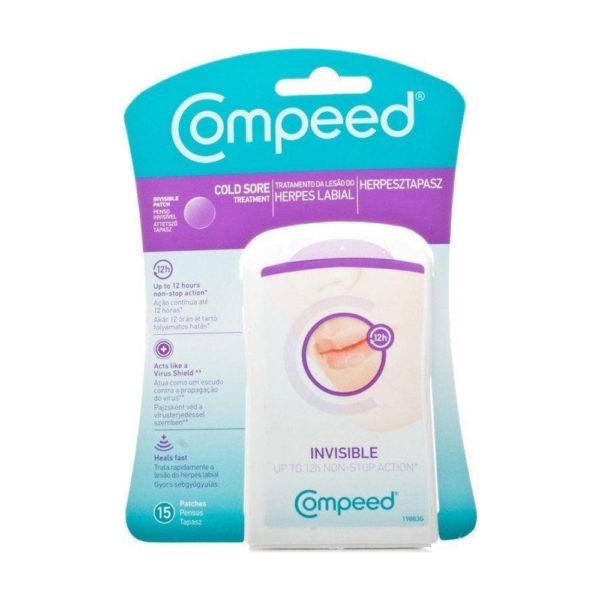 Compeed Herpes Pαtch 15 αόρατα επιθέματα για τον επιχείλιο έρπητα