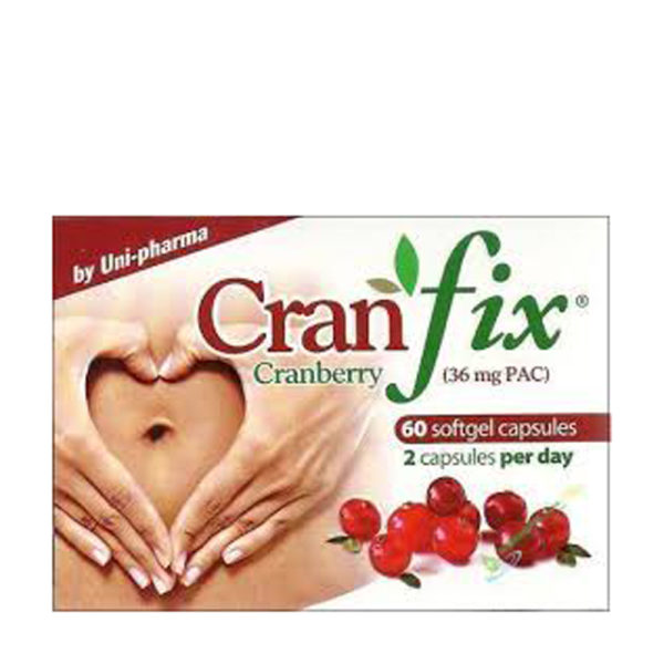 Cran-Fix 36mg 60 Caps υγεία ουροποιητικού