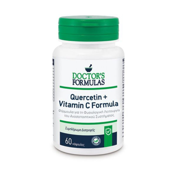 Doctors Formula Quercetin + Vitamin C Formula 60 Caps τόνωση ανοσοποιητικού