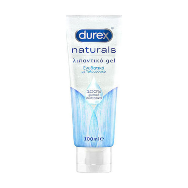 Durex Natural Hyaluronic 100ml ενυδατικό λιπαντικό τζελ με υαλουρονικό οξύ