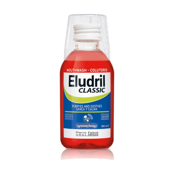 Elgydium Eludril Clasic 200ml στοματικό διάλυμα για υγιή ούλα