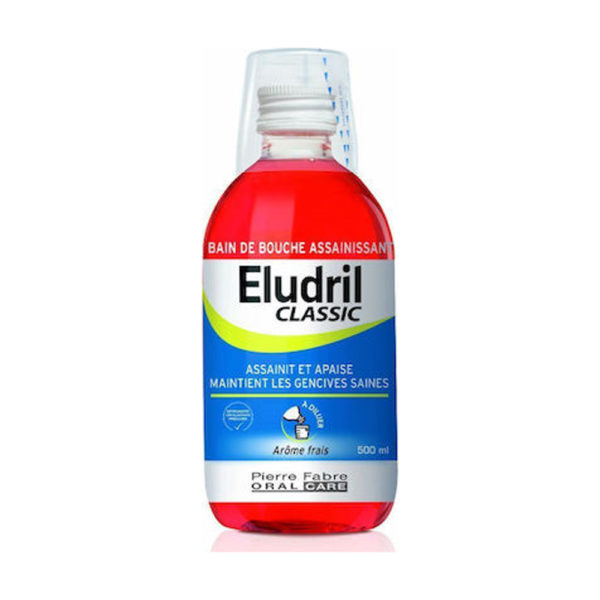 Elgydium Eludril Classic 500ml στοματικό διάλυμα για την υγιή ούλα