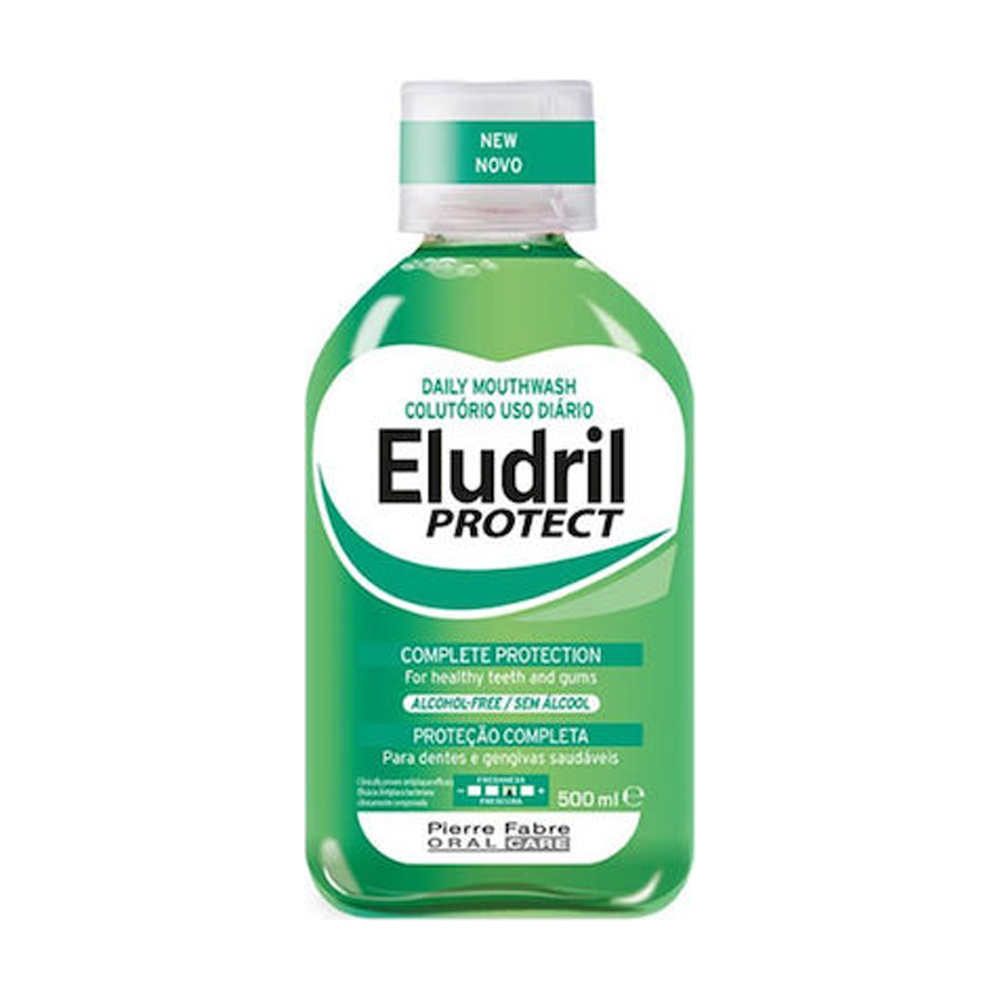 Elgydium Eludril Protect 500ml στοματικό διάλυμα για υγιή ούλα και δόντια