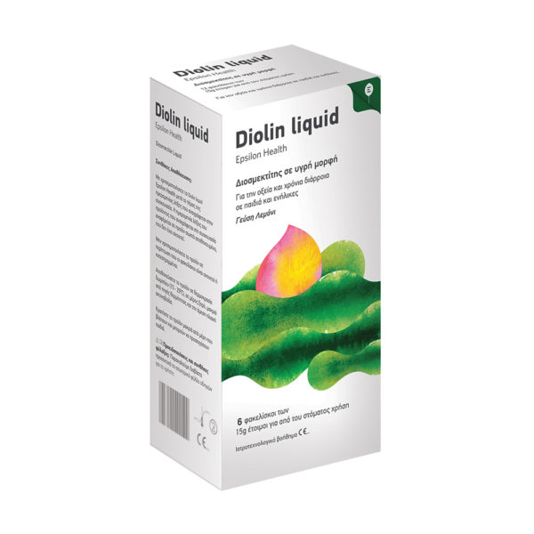 Epsilon Health Diolin Liquid 6 Sachets αντιμετώπιση συμπτωμάτων διάρροιας