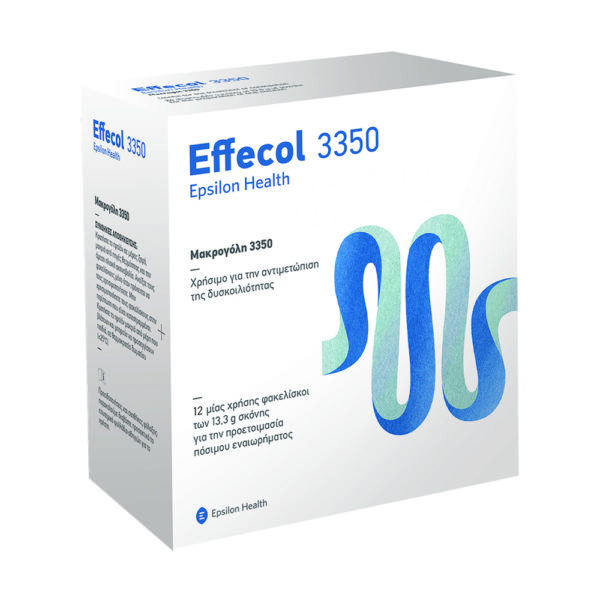 Epsilon Health Effecol 3350 12 Sachets φακελίσκοι για την αντιμετώπιση δυσκοιλιότητας