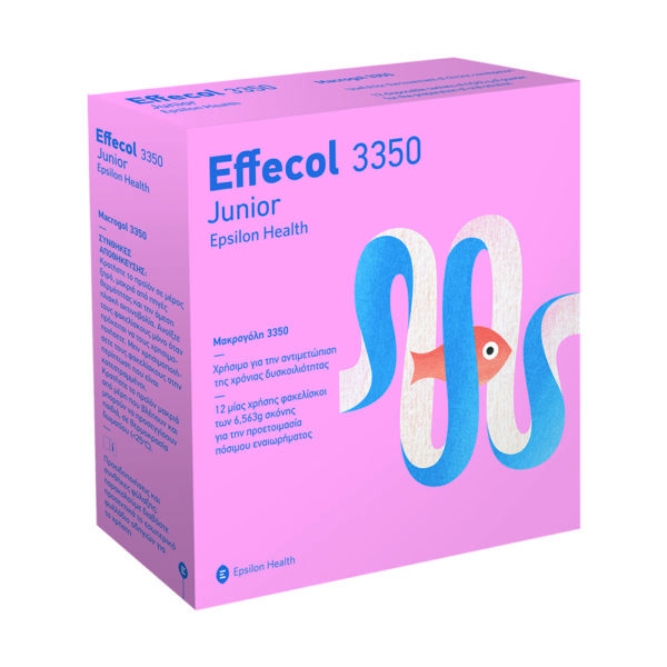 Epsilon Health Effecol 3350 Junior 12 Sachets φακελίσκοι για την δυσκοιλιότητα παιδιών