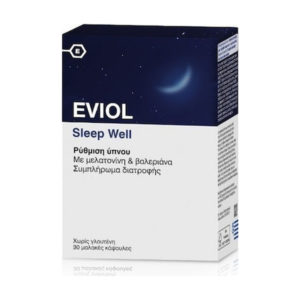 Eviol Sleep Well 30 κάψουλες ρύθμιση ύπνου