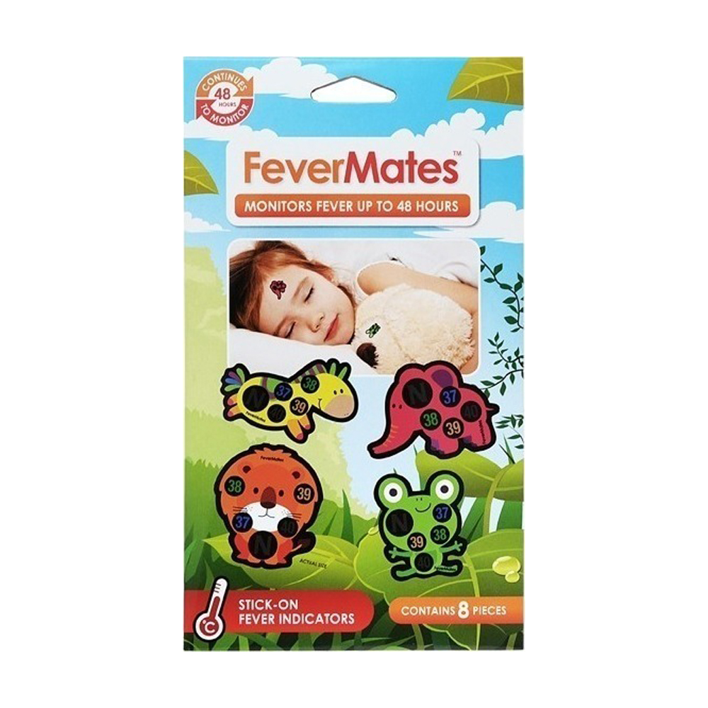 Fevermates Monitors Stickers παρακολούθηση πυρετού έως 48 ώρες 8 τεμ.