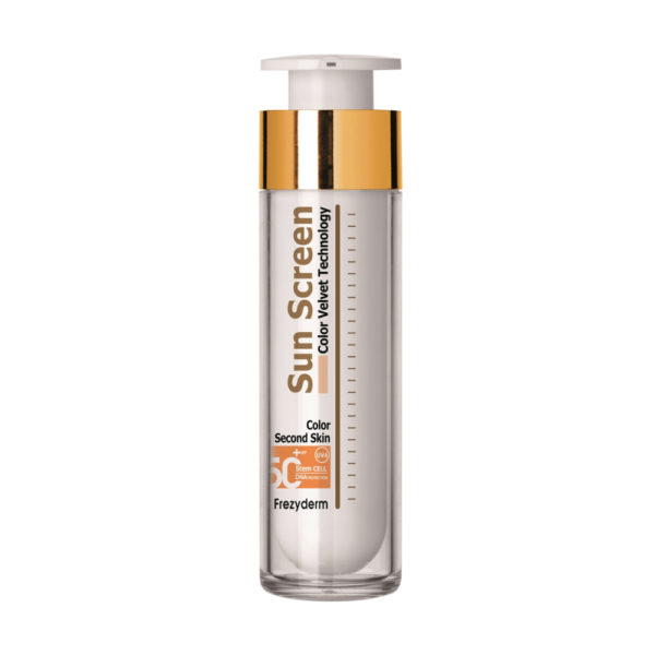 Frezyderm Sun Screen Velvet Color Face Spf 50 + 50ml αντηλιακή κρέμα προσώπου με χρώμα