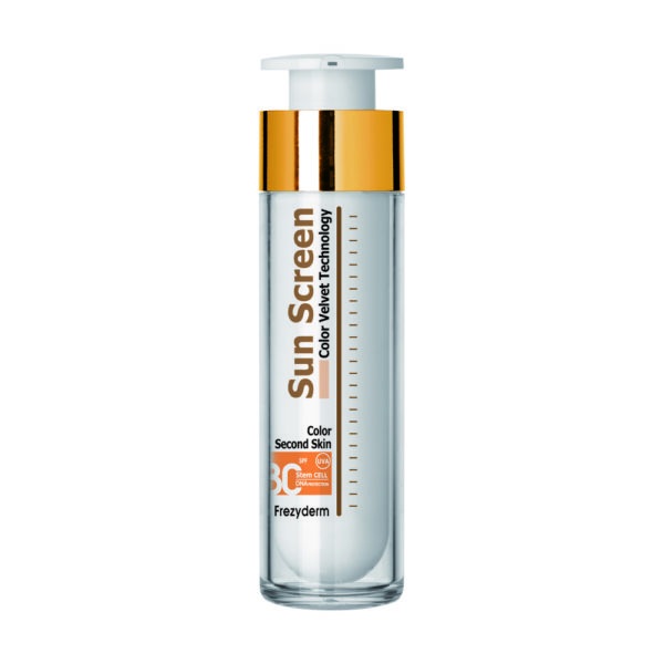 Frezyderm Sun Screen Velvet Color Face Spf30 50ml αντηλιακή κρέμα προσώπου με χρώμα