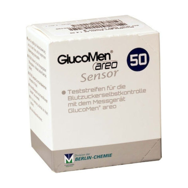 Glucocard Glucomen Areo Sensor 50 Strips ταινίες μέτρησης σακχάρου