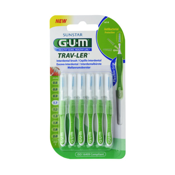 Gum 1414 Trav-Ler Tapered 1.1mmx6 μεσοδόντια βουρτσάκια