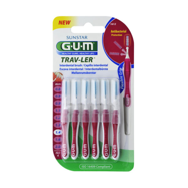 Gum 1612 Trav-Ler Cylindrical 1.4mmx6 μεσοδόντια βουρτσάκια