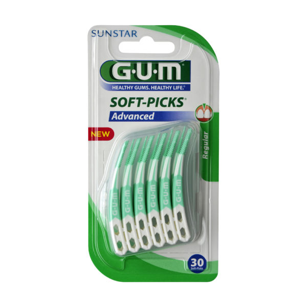 Gum 650 M Soft Picks Advanced Regular X30 τεμ. οδοντογλυφίδες