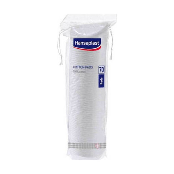 Hansaplast Cotton Pads 70 τεμ. βαμβάκι διπλής όψης