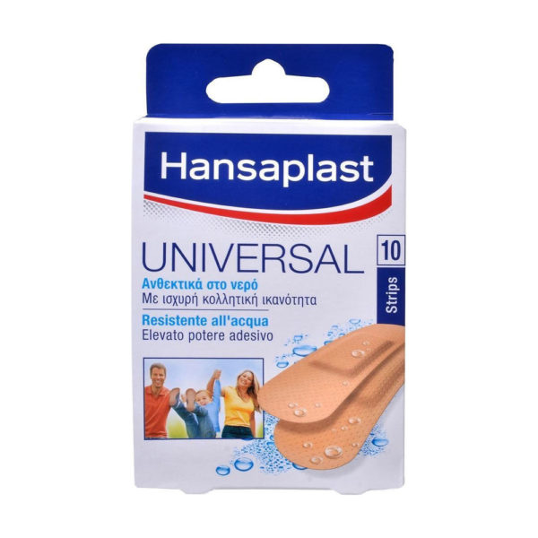 Hansaplast Universal 10 Strips 10 τεμ.