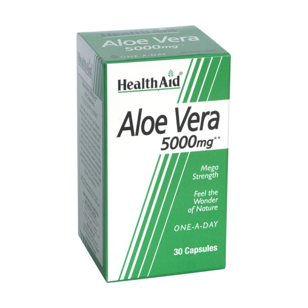 Health Aid Aloe Vera 5000mg 30 Caps αλόη