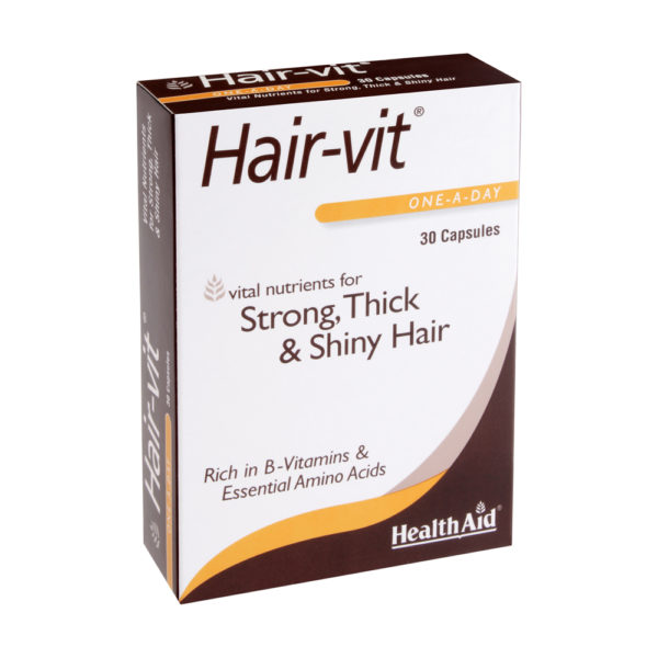 Health Aid Hair-Vit 30 Caps αντιμετώπιση τριχόπτωσης