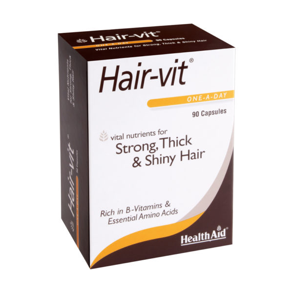 Health Aid Hair-Vit 90 Caps αντιμετώπιση τριχόπτωσης