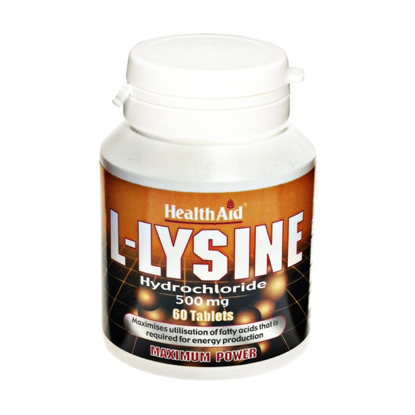 Health Aid L-Lysine 500mg 60 Tabs