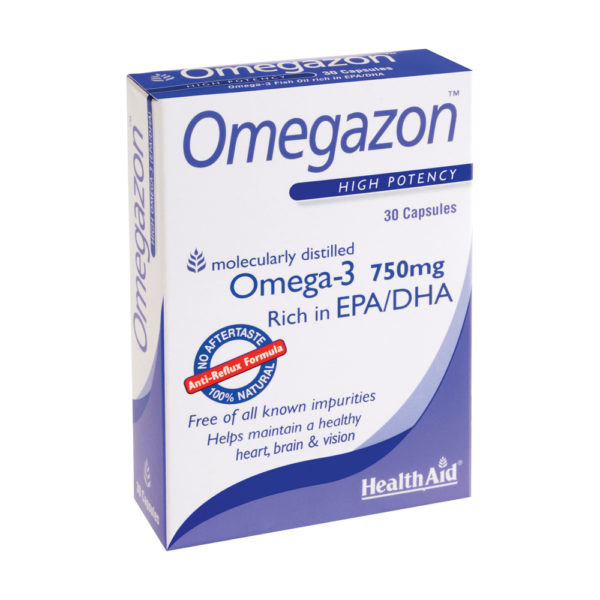 Health Aid Omegazon 30 Caps Ω -3 λιπαρά οξέα