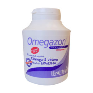 Health Aid Omegazon 750mg 120 Caps Ω -3 λιπαρά οξέα