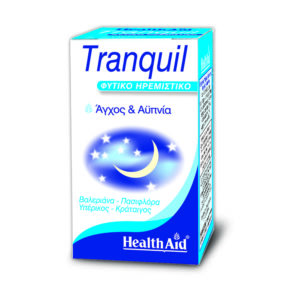 Health Aid Tranquil 30 Caps αντιμετώπιση αϋπνίας & άγχους