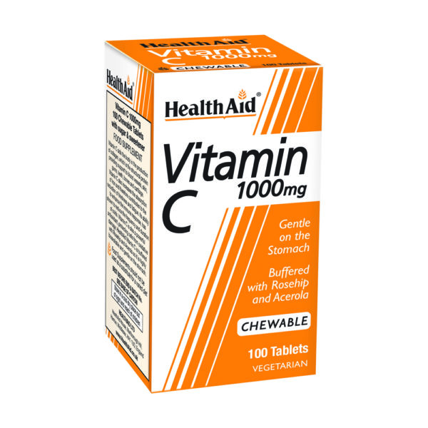 Health Aid Vit C 1000mg Chewable Rosehip 30 Tabs μασώμενα δισκία