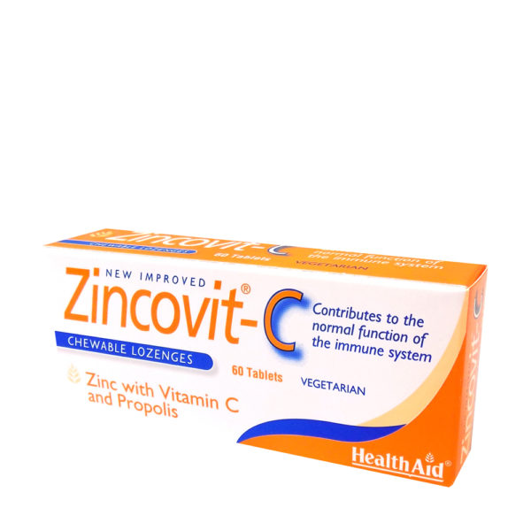 Health Aid Zincovit-C 60 Tabs τόνωση ανοσοποιητικού