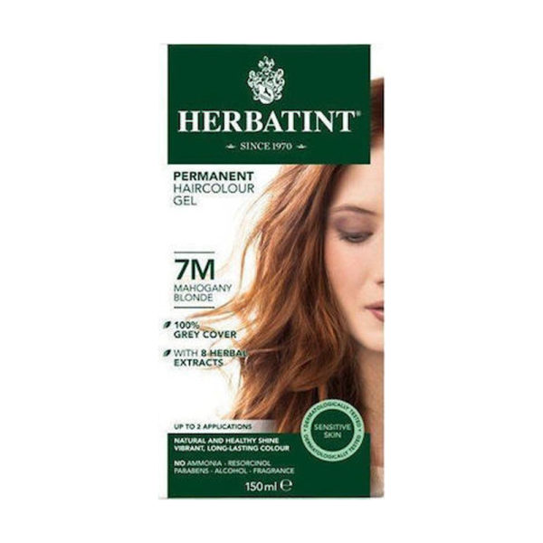 Herbatint φυτική βαφή μαλλιών 7μ. ξανθό μαόνι 150ml