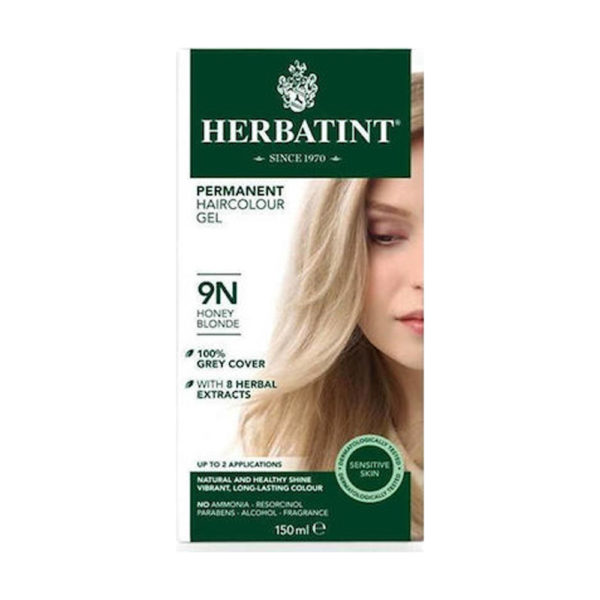 Herbatint φυτική βαφή μαλλιών 9n ξανθό μέλι 150ml