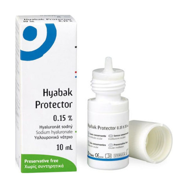 Hyabak Protector 0.15% 5ml ενυδατικό κολλύριο για τα μάτια