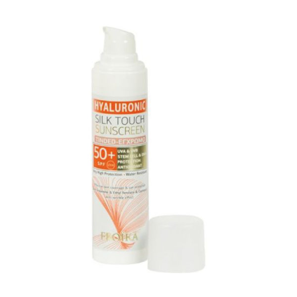 Hyaluronic Silk Touch Sunscreen Tinted Light Spf50 + 40ml ανοιχτόχρωμη αντηλιακή με βελούδινη υφή