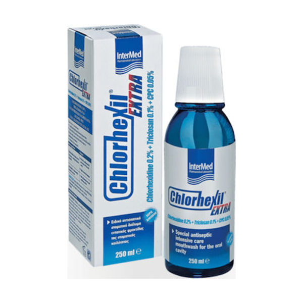 Intermed Chlorhexil Extra 250ml στοματικό διάλυμα εντατικής φροντίδας