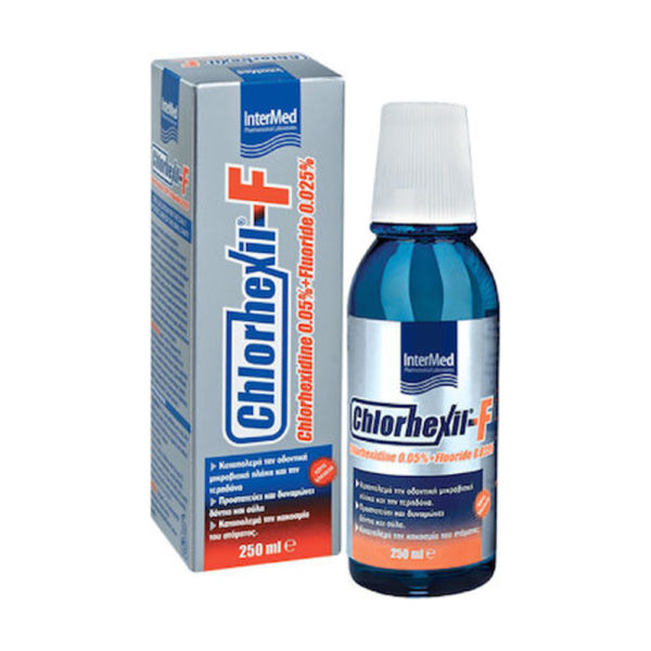 Intermed Chlorhexil-F 250ml στοματικό διάλυμα για καθημερινή φροντίδα